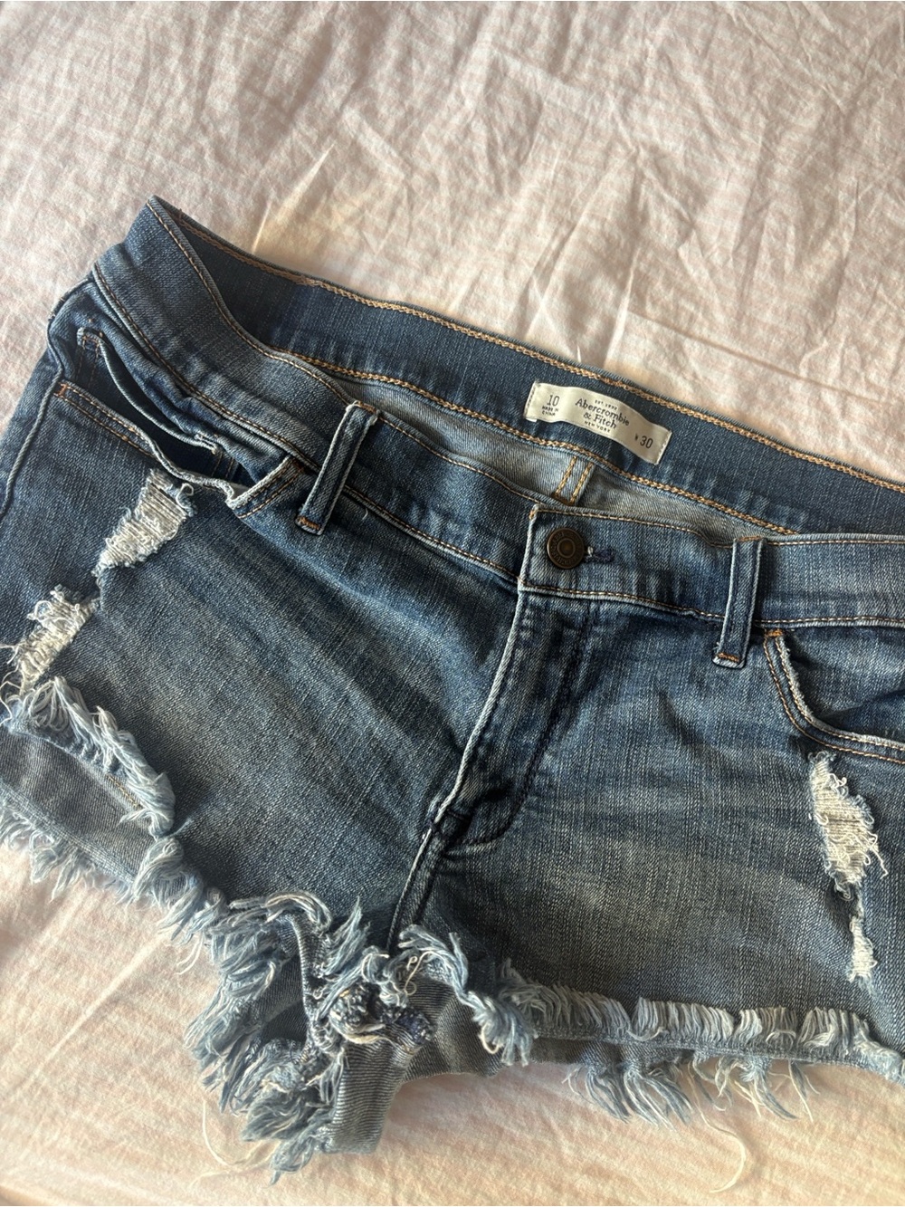 Y2K Vintage Abercrombie Lowrise Mini Cutoff Shorts